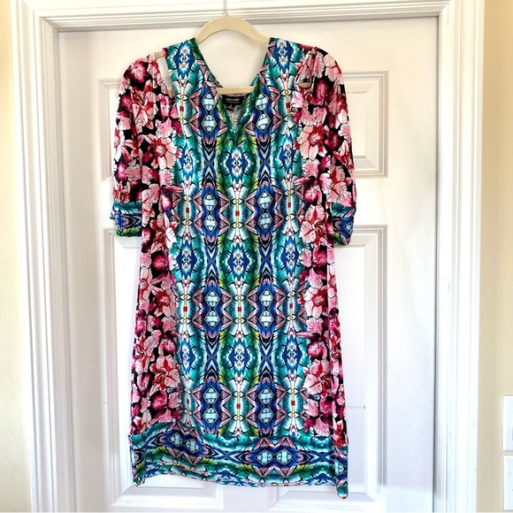 Nicole by Nicole Miller Cold Shoulder Sheath Dress - Size Medium - EUC - Picture 1 of 9